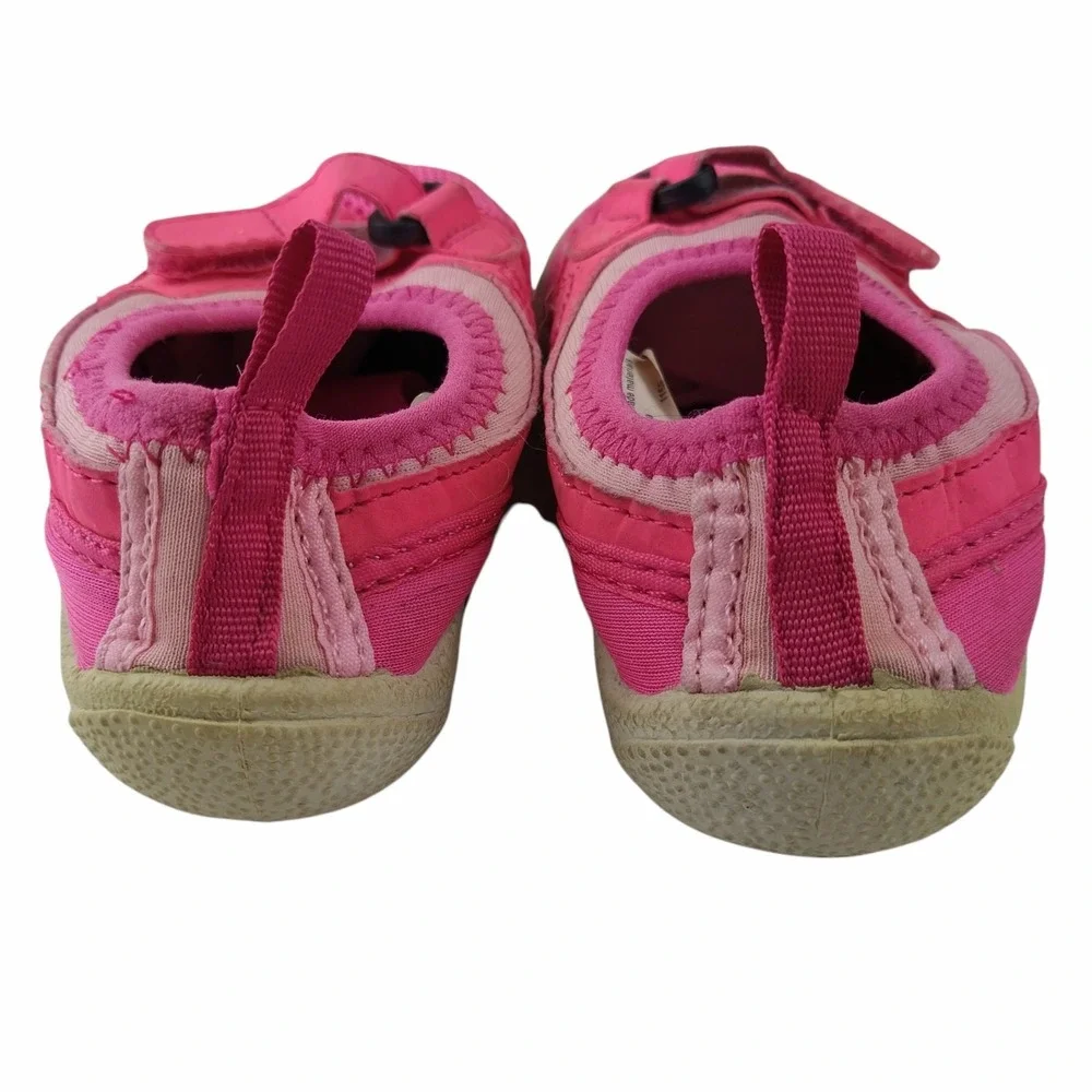 SeaFit Water Shoes Girls‎ Size 10/11 Pink Mesh Hook Loop Athletic Aqua Sneakers